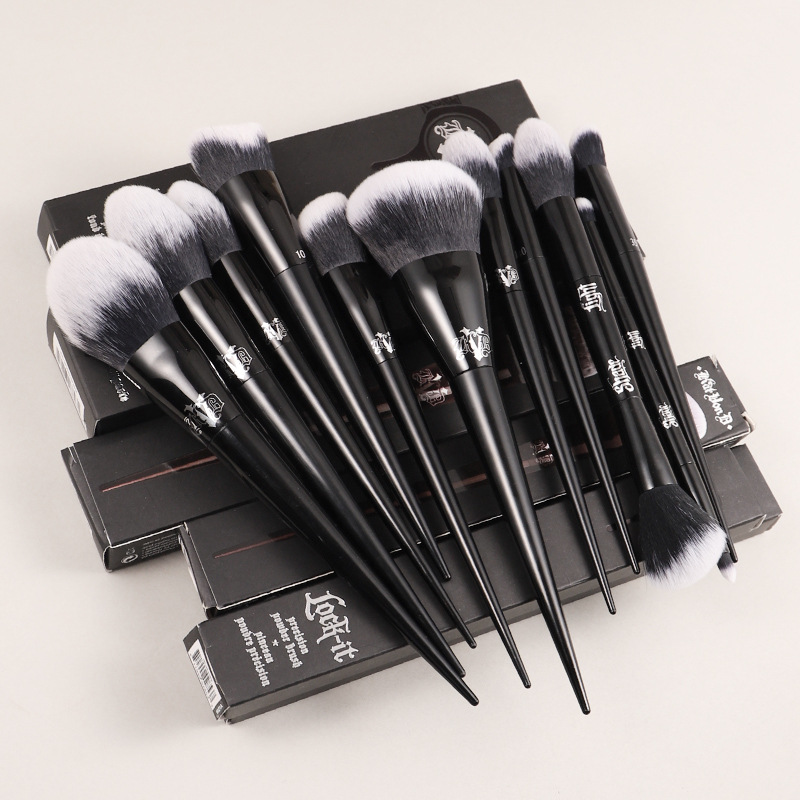 

Makeup Brushes Kat Von D Professional brushes Powder Foundation Blush Eyeshadow brush with Retail box Makeup Tools