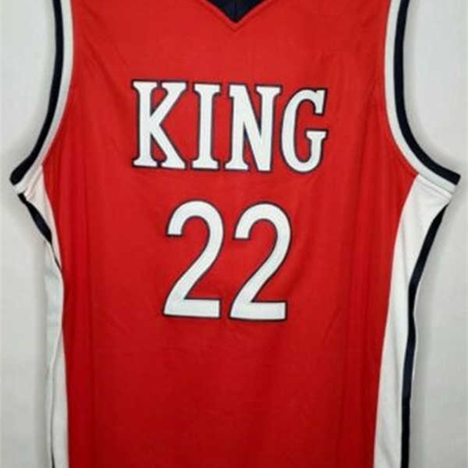 

Xflsp 22 Kawhi Leonard King High School Basketball Jersey College Stitched Basket Jerseys Customized any Name, Red