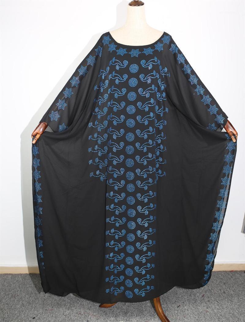 

Ethnic Clothing 2022 Autumn Sexy Fashion Style African Women Polyester Plus Size Long Dress
