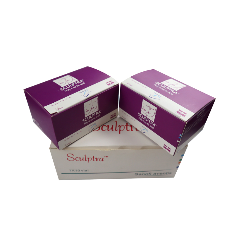 

Sculptra 10 vials x 5ml poly-l-lactic acid butt dermal filler botoxs