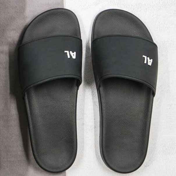 

Fashion Men Women Slippers Desinger Slides Al Outdoor Non-Slip Bottom TPU Slipper Black Green Red for Male Female, White