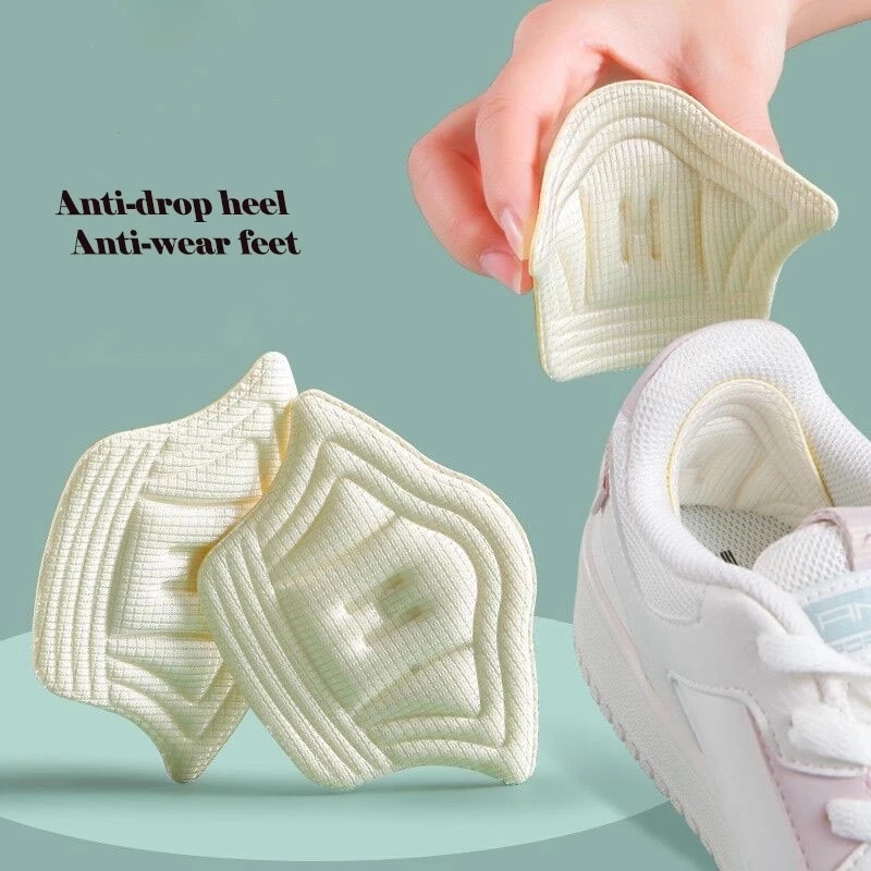 

2Pcs Sneakers Pads Insole Patch Comfortable Heel Shoes Back Sticker Cushion Insert Adjustable Half-size Pads