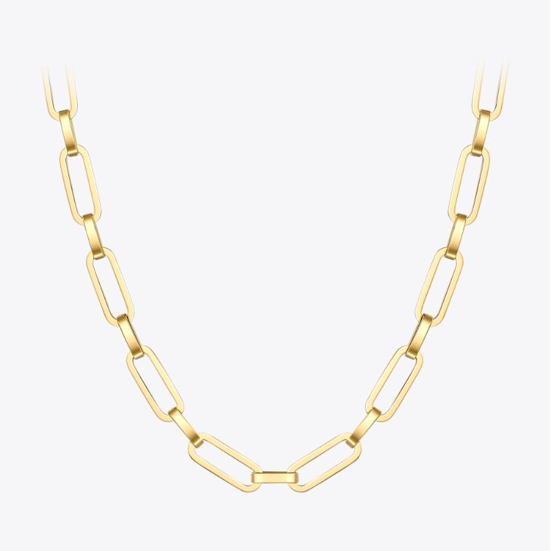 

Chains ENFASHION Punk Link Chain Choker Necklace Women Gold Color Stainless Steel Necklaces Femme Fashion Jewelry Friends Gifts P193039