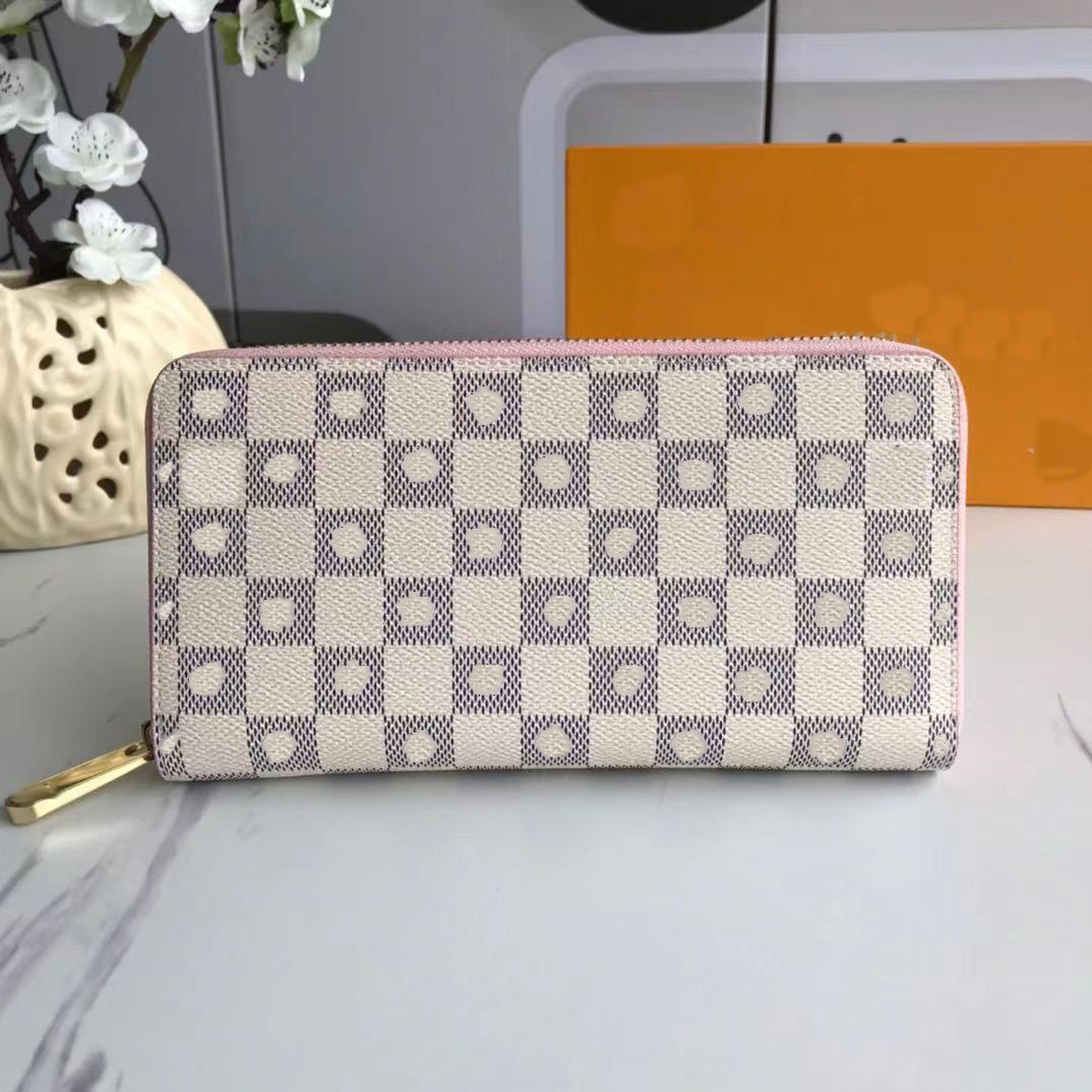 

Luxurys Designers fashion Genuine Leather Folding Wallet Cute Coin Purse Women's Credit Card Holder Top Quality