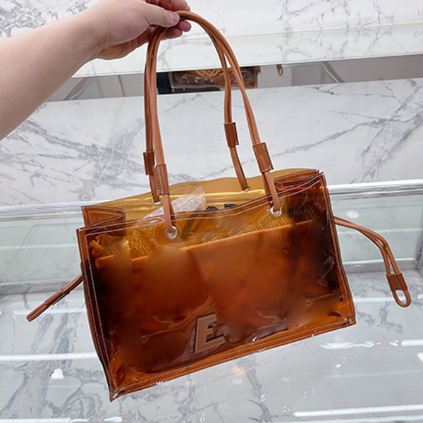 Gelée de qualité supérieure Sacs fourre-tout Style espagnol Sacs à main Sacs à main Grand sac à provisions transparent 2022 nouveau sac de plage