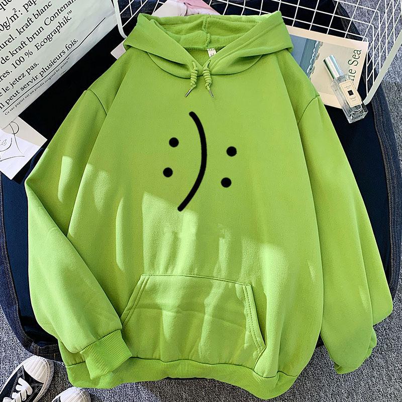

Women' Hoodies & Sweatshirts Hoodie Vintage Harajuku Women Autumn Winter Kawaii Cute Casual Streetwear Aesthetic Oversize Top Unisex Print, Blue