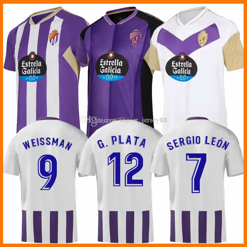 

22 23 Real Valladolid soccer jerseys Lucas Olaza HOME away Anuar FEDE S. R. Alcaraz Sergi Guardiola Oscar Plano 2022 2023 jersey camisetas de futbol men FOOTBALL SHIRTS, Men away