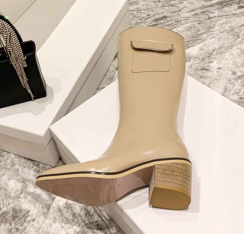 Femmes Boots Modèle conjoint Jimmy Diamond Cocktail Chaussures Crystal Outdoor Martin Chaussures de Designer Christmas Platform Plateforme Tory A