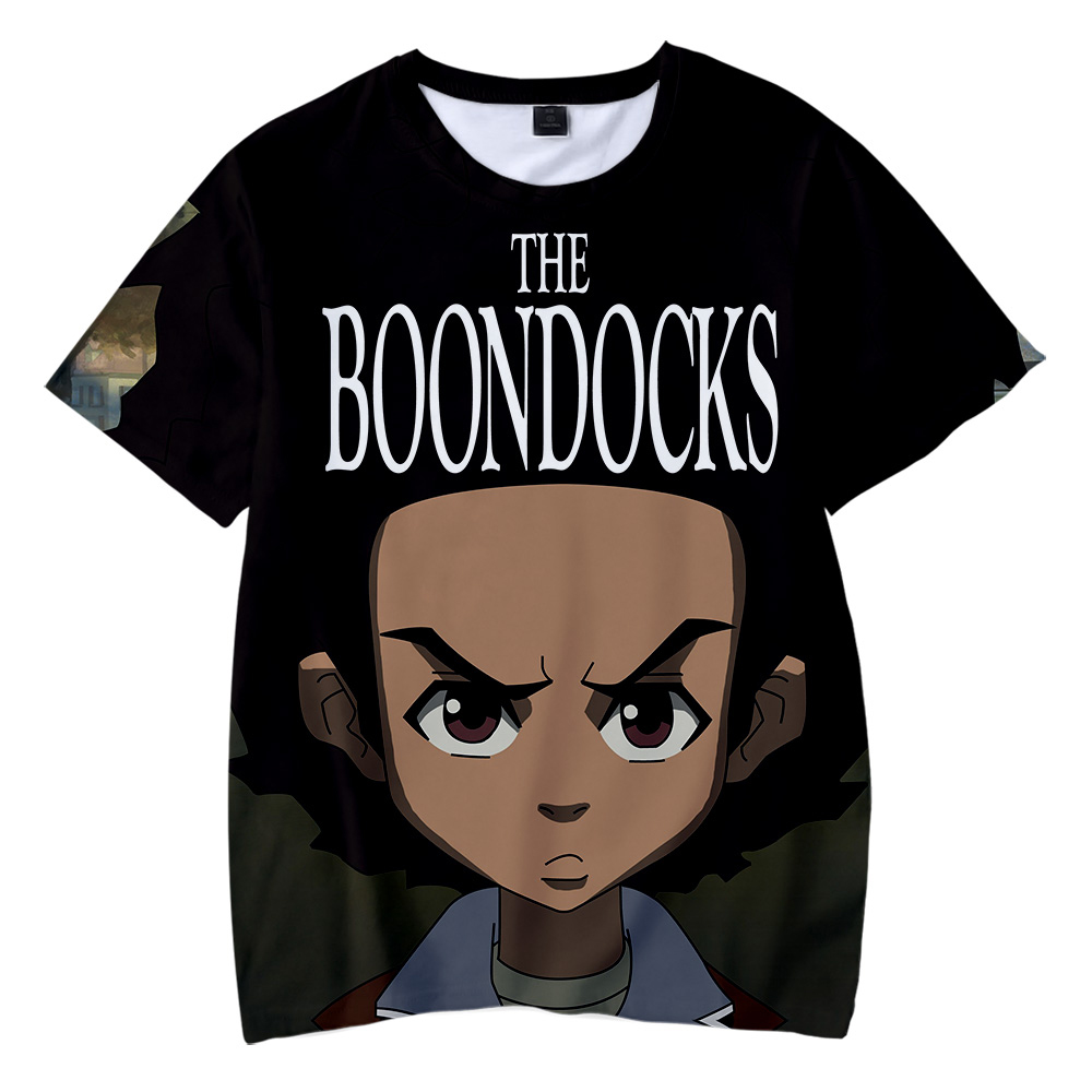 

The Boondocks 3d T-shirt O-Neck Men' Tshirt Women Summer Short Sleeve Casual Harajuku Streetshirt Unisex Oversized Clothes, 007