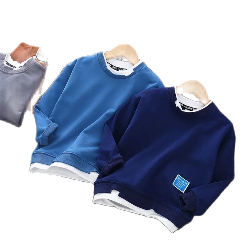 VIDMID Boys cotton sweaters spring and autumn winter bottomed leisure foreign style coats childrens tops P5191 220812