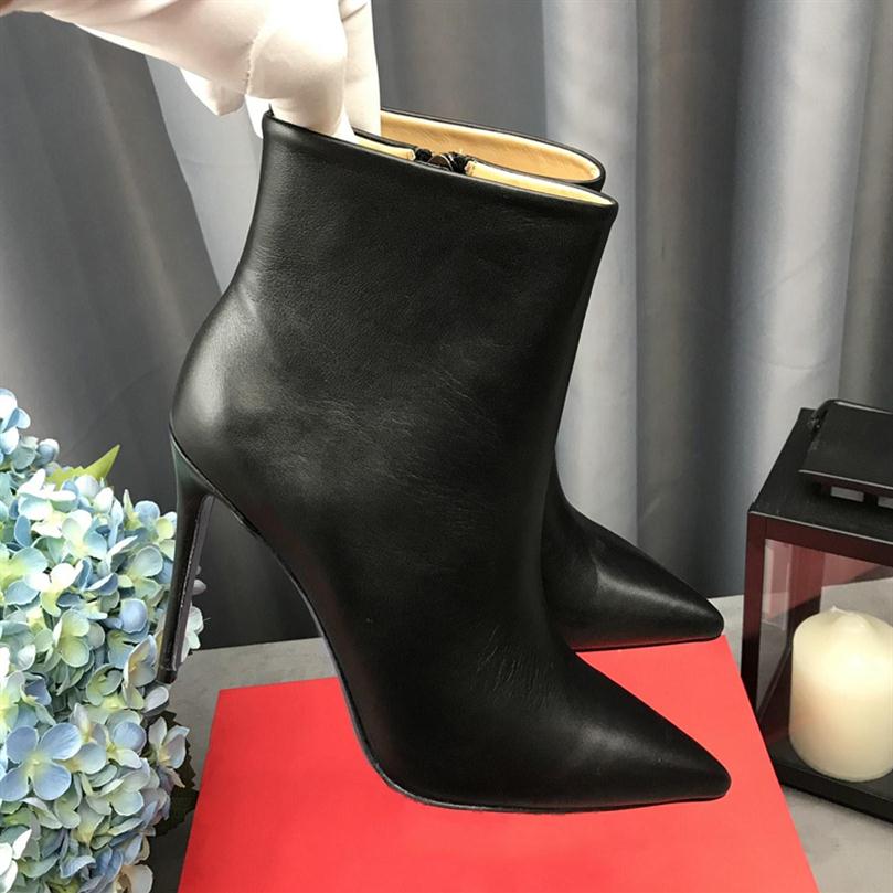 

Luxury Designer Boots Women So Kate Ankle Knee Tall High Heels Booty 8 10 12cm Chunky Pony Pointed Toes Boot Girls Ladies273q, Item #7