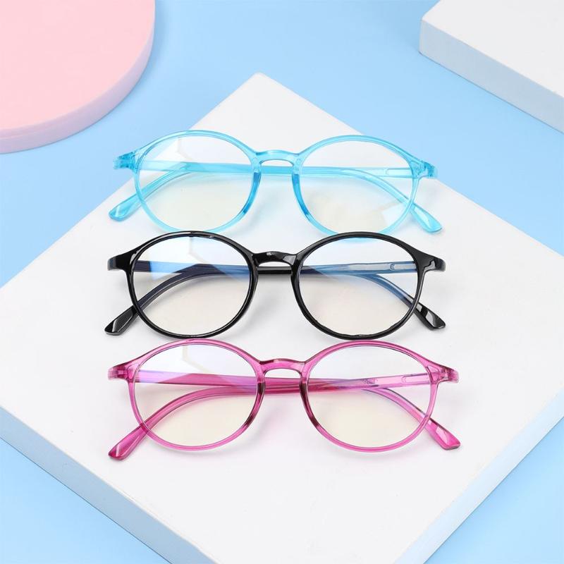 

Sunglasses 1PC Anti-blue Light Kids Glasses Children Boys Girls Transparent Round Computer Goggles Eye Protection Ultralight Frame Eyewear