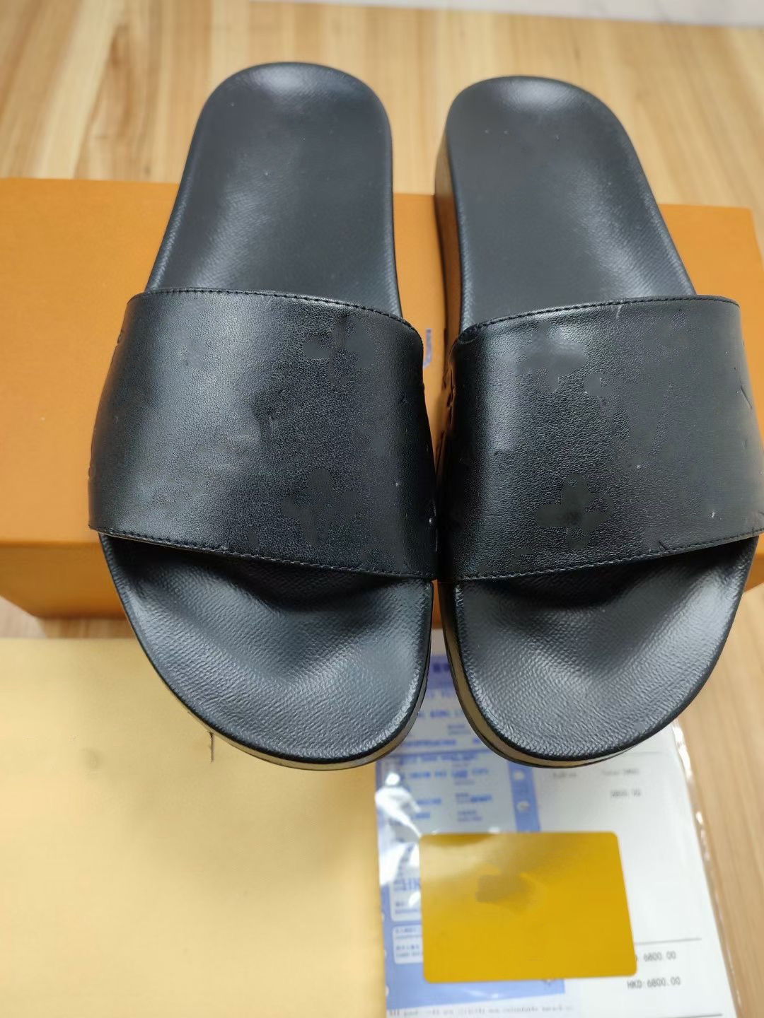 

2022 men and women slippers Designer brand Sandals Fashion Women's WITH BOX Luxury flower printed rivets unisex beach flip flops slipper size 35-46 AAAAA