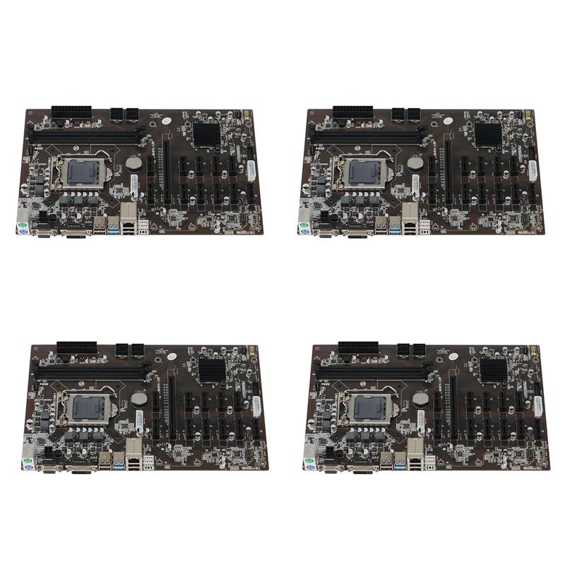 

Motherboards 4X For Asus B250 MINING EXPERT 12 PCIE Rig BTC ETH Motherboard LGA1151 USB3.0 SATA3 B250M