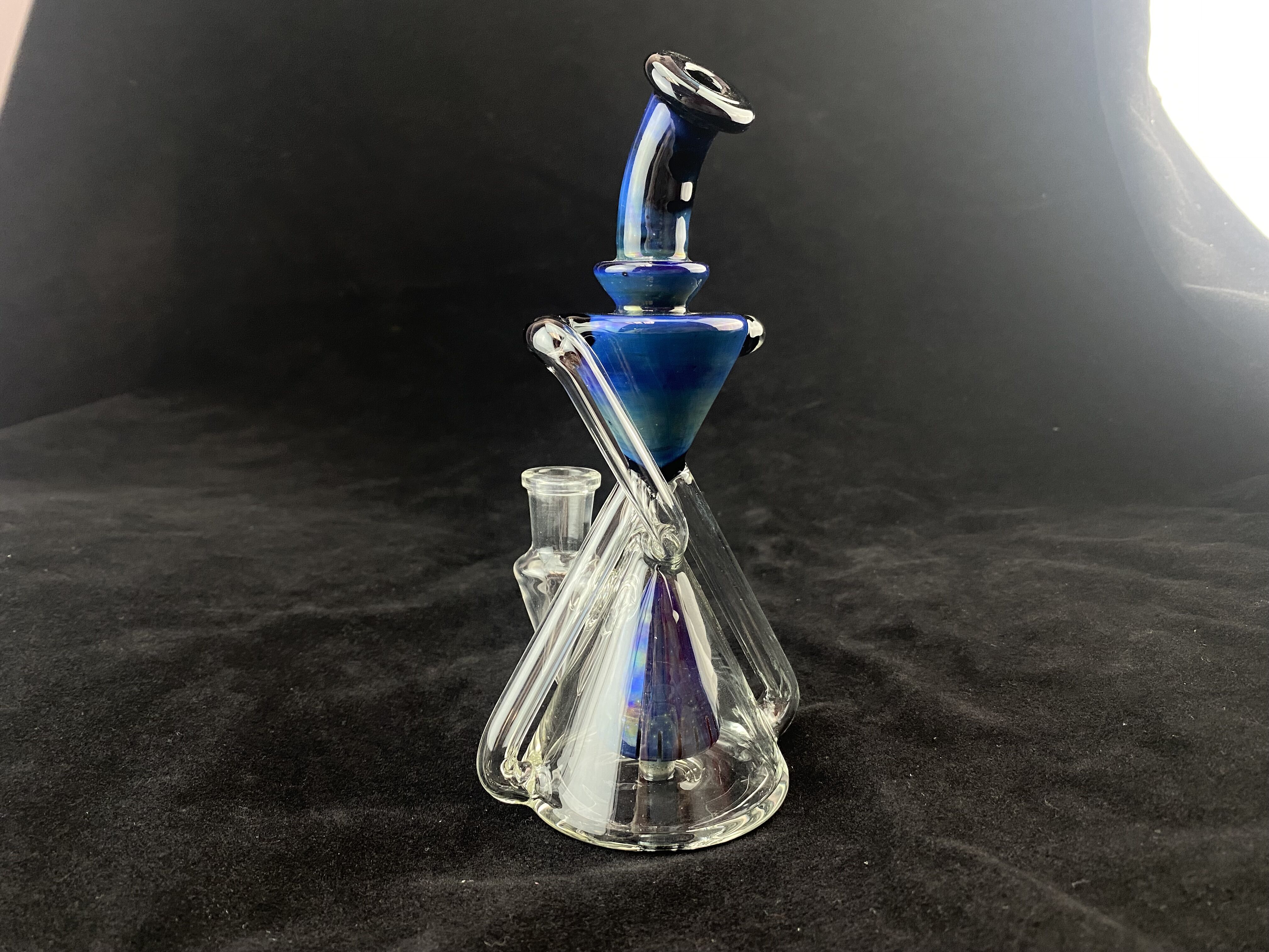 

Pipe black silver plus clear color rig 14mm joint welcome to order factory direct sales price concessions
