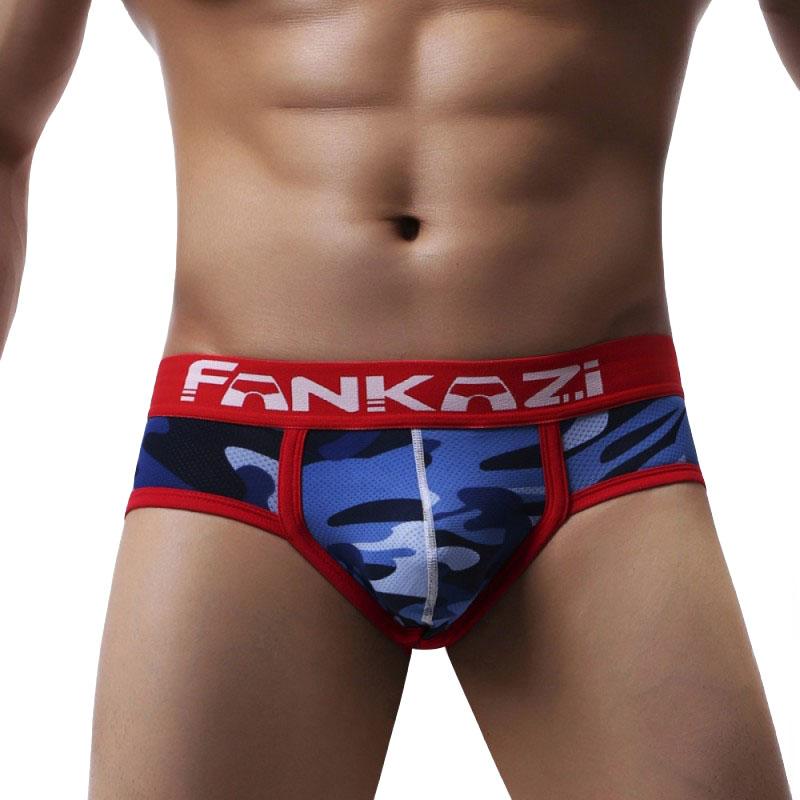 

Underpants Underwear Men Underpanties Boxer Ropa Interior Hombre Camouflage Calzoncillo Sexy Para HombreUnderpants, Blue