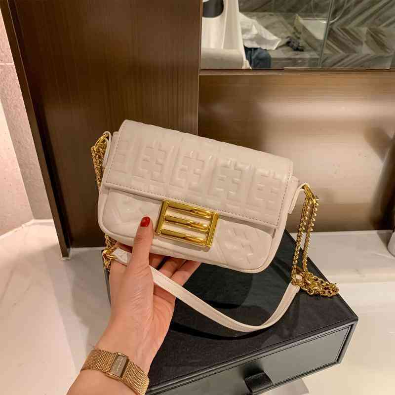 Purse Sale Mini Bag new fashion women's bag belt strap Shoulder Messenger portable soft texture chain Staff Bag-image-771696449