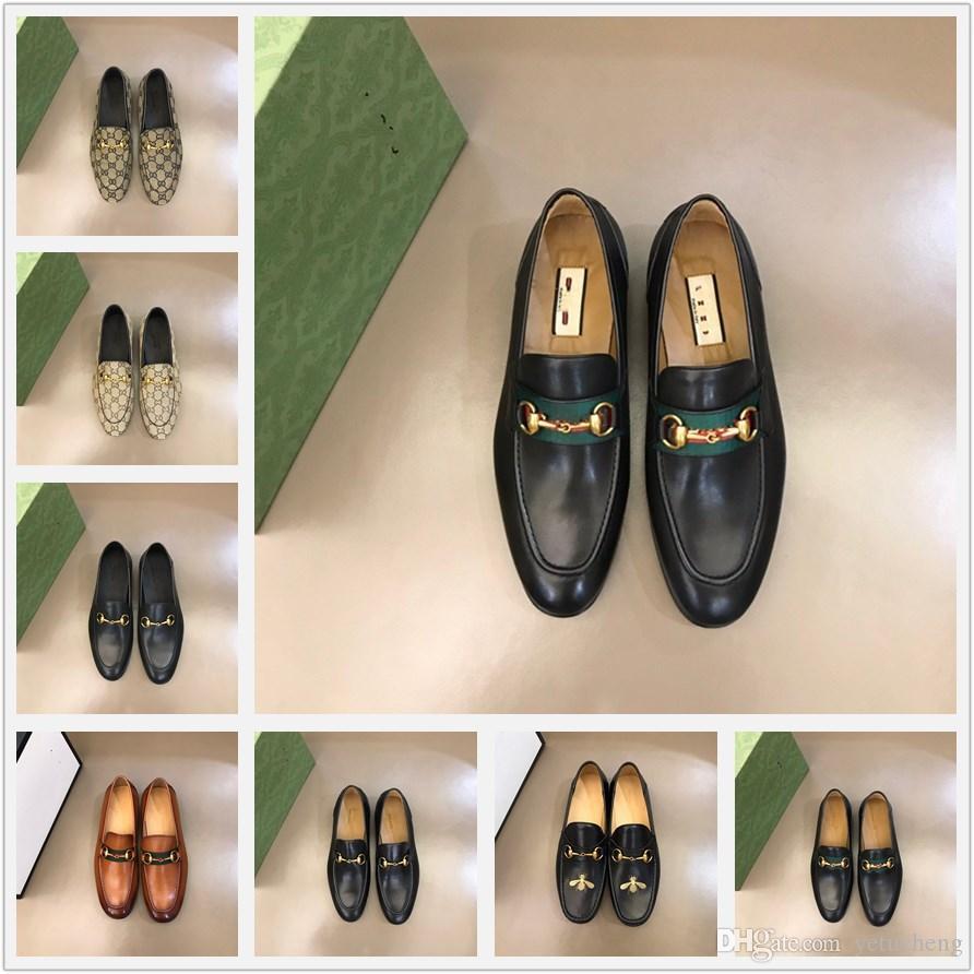 

G1 2022 Luxury Brand Men's Shoe Handmade Loafers Summer Designer Dress Shoe Men Casual Shoes Wedding Banquet Office Genuine Leather Shoes Mens A2, #22