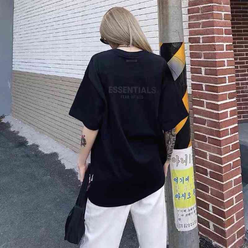 Fashion Essentials Designer Couples t shirts 2022 Summer Fog Double Thread Short Sleeve Male and Female Loose Cotton T-shirt