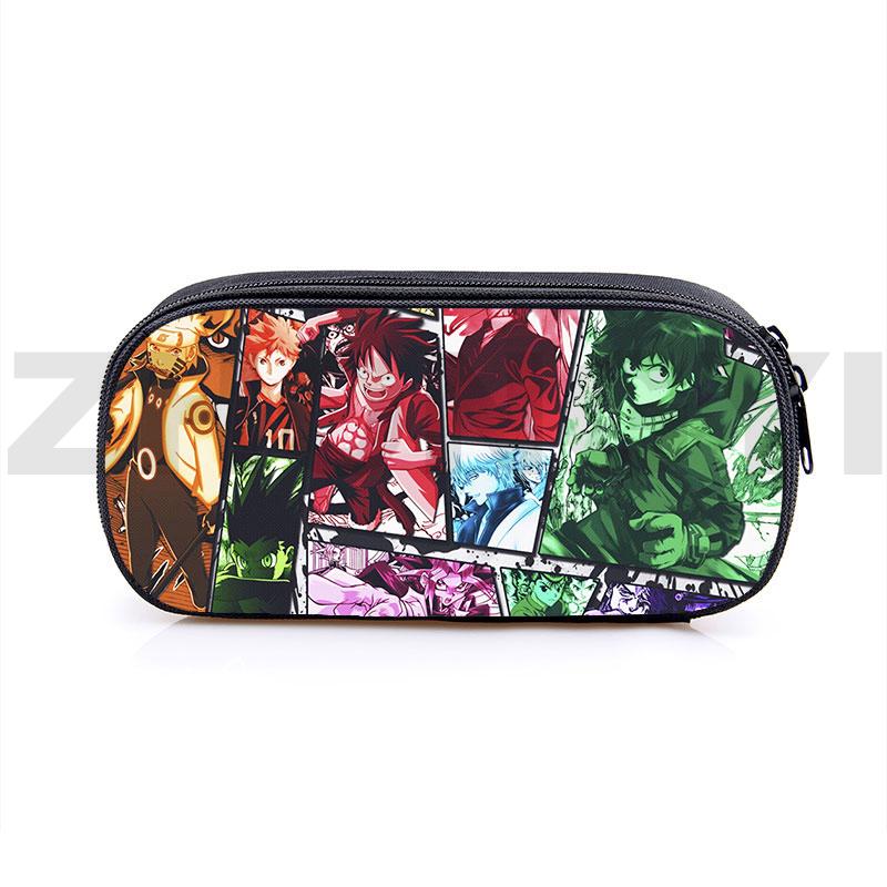 

Cosmetic Bags & Cases Plush Bleach 3D Pencil Case Student Cute Cartoon Kurosaki Ichigo Print Pattern Stationery Storage Bag Canvas Makeup Ba, Bleach8
