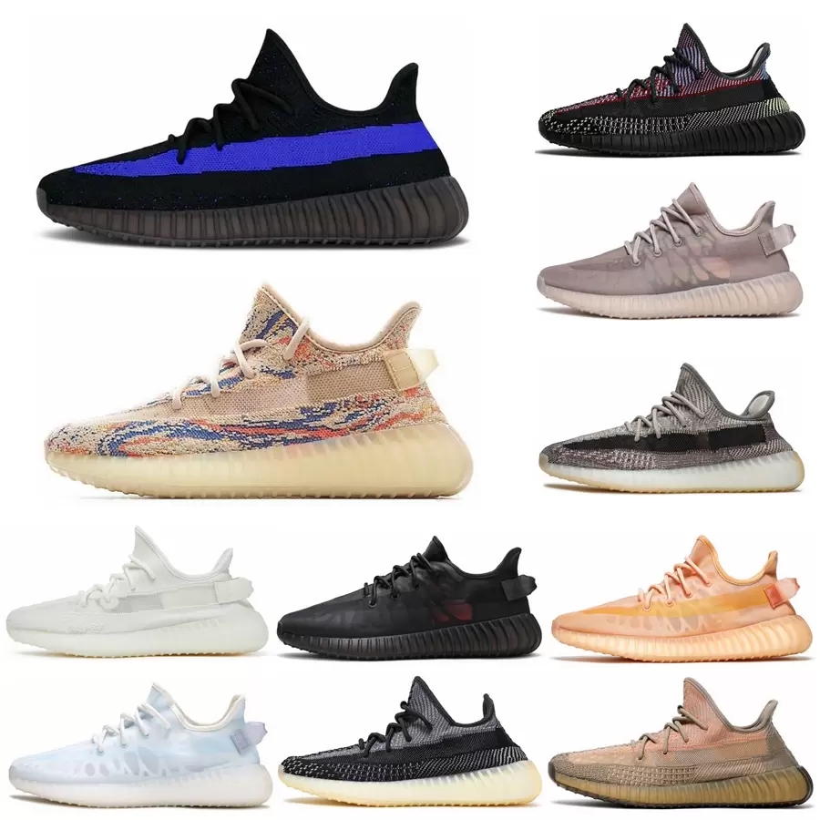 

slippers sanke shoes V2 mono Reflective Running shoes 3M Belgua 2.0 Semi Frozen Butter Yellow Blue Top Quality Designer Tailgate Static Men Women zebra Sneakers, 12