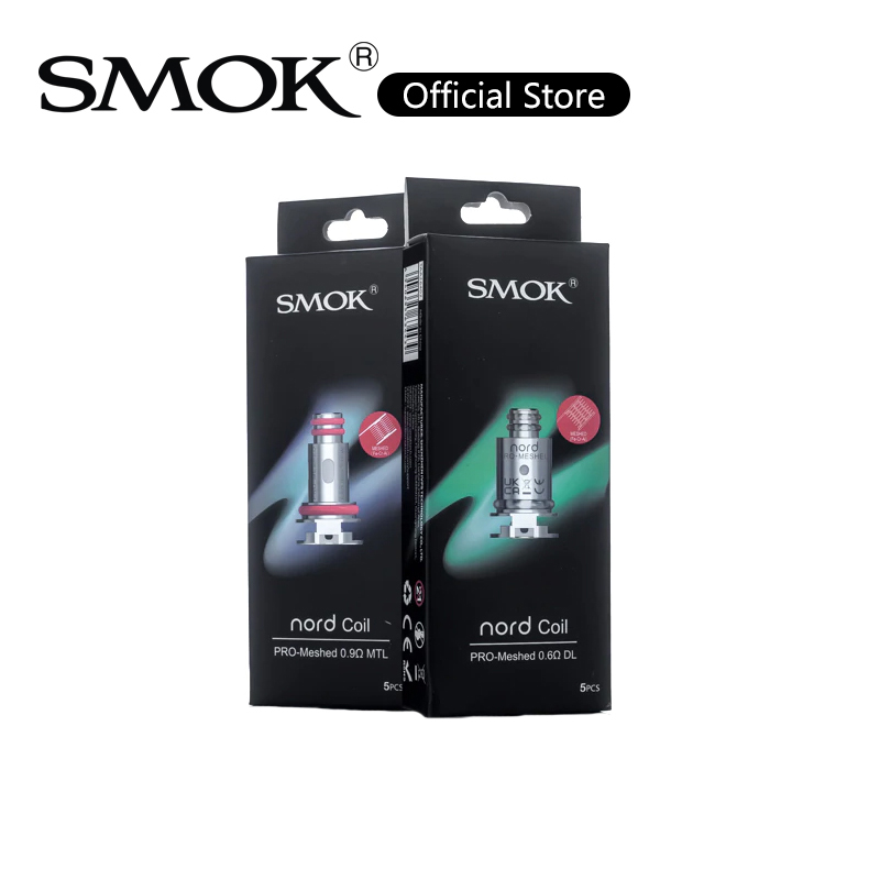 

Smok Nord Pro Mesh Coil 0.6ohm DL 0.9ohm MTL Meshed Replacement Coils For NordPro Kit 100% Authentic