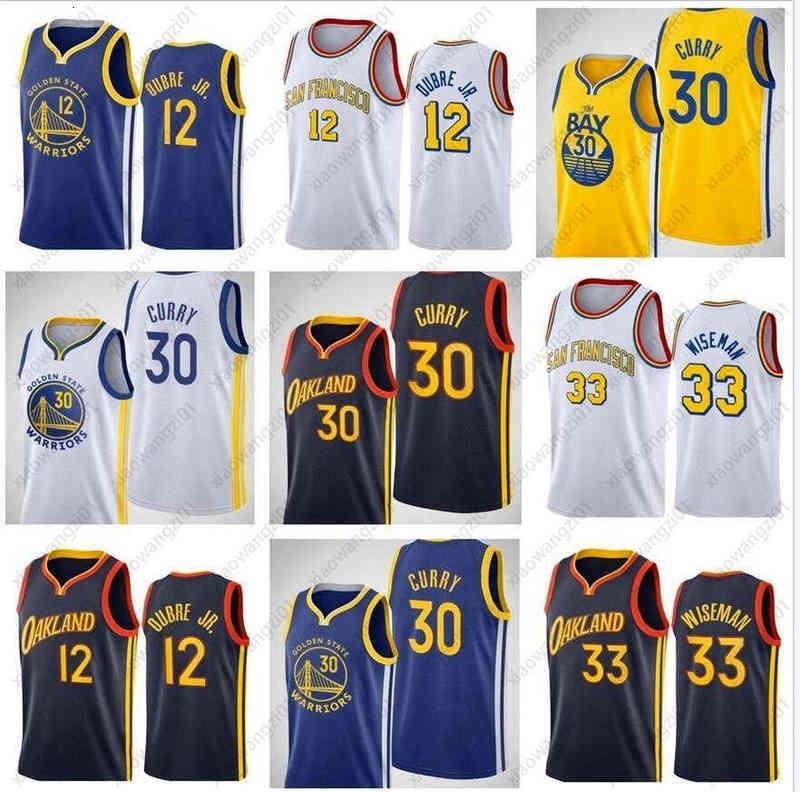 

''nba''Jerseys2020-21 New Men Women Kids Youth Kelly 12 Oubre Jr. James 33 Wiseman Stephen 30 Curry Jersey Basketball City Navy Black Yello, 15