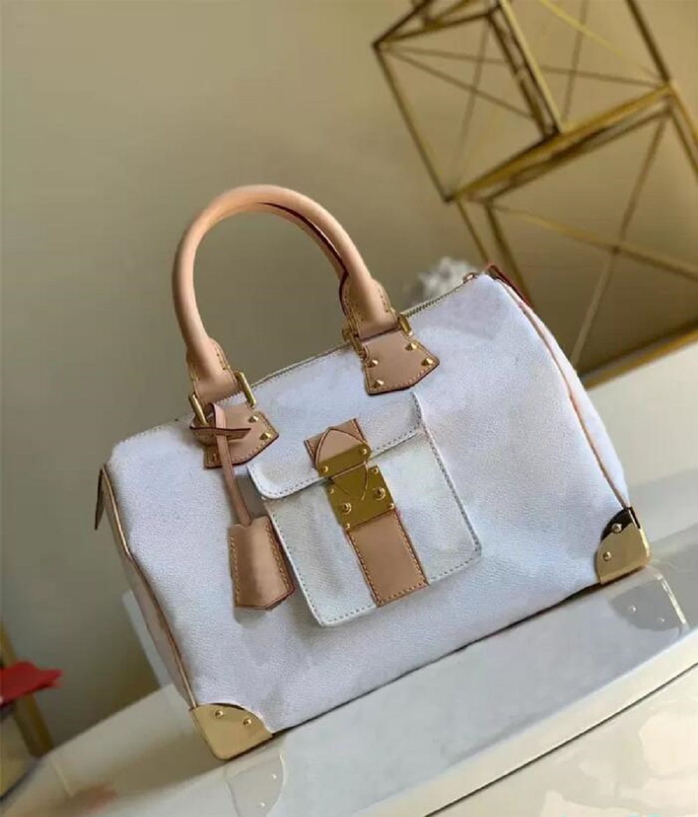 

classics multicolore Boston Bag TRENDY genuine leather handbag shoulder bags lady fashion purse wallet Crossbody shopping totes, As pic