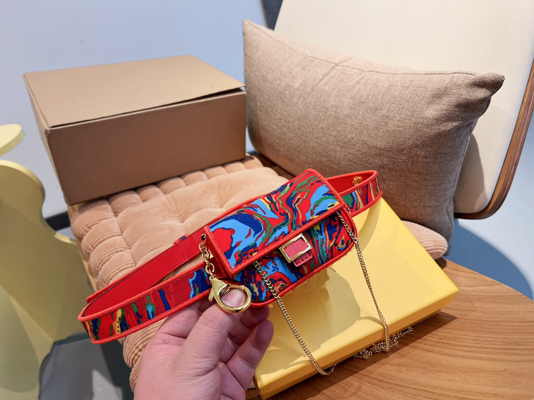 

Designer Nano Peekaboo Mini Baguette Charm Bags Chain flap Cross body Shoulder coin purse Luxury Women Girl waist bag Embroidery Letter handbag Lip, No bag;for balance fees