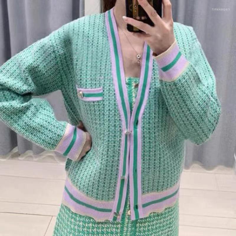 

Women' Knits & Tees Arrival Woman Cardigan Sandr Cardigans For Women Knitted Spring Autumn Jacket Coat Fashion TopsWomen' Time22, Color