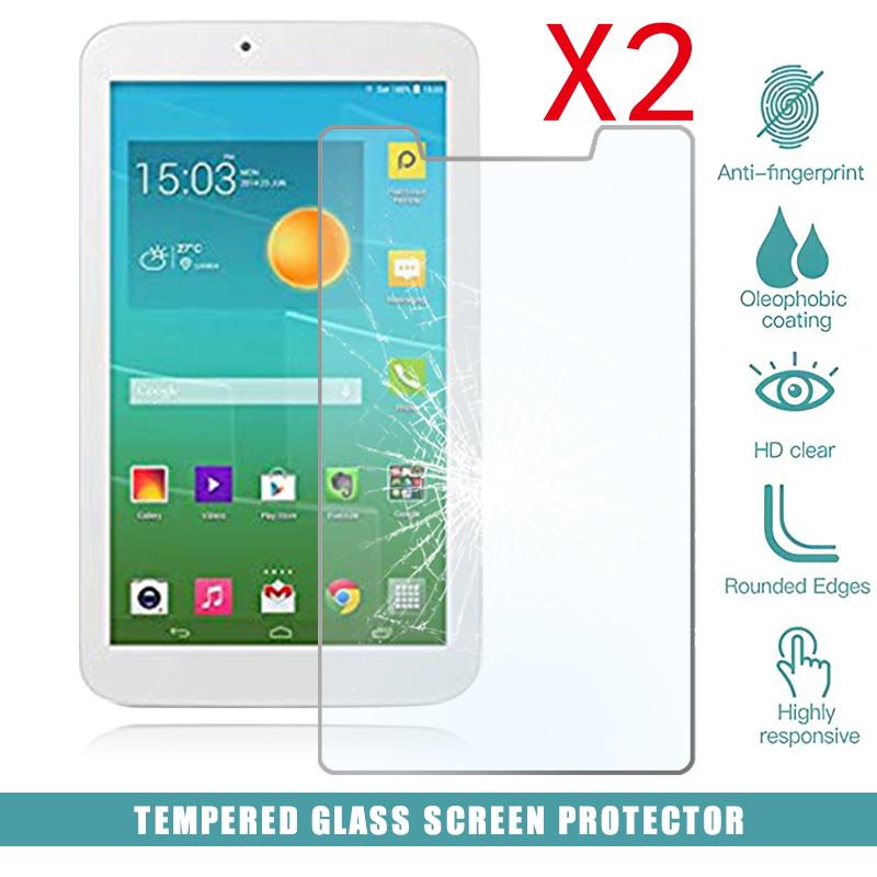 

Tablet PC Screen Protectors 2Pcs Tempered Glass Protector Cover For Alcatel OneTouch 7S HD Eye Protection Explosion-Proof FilmTablet Protect