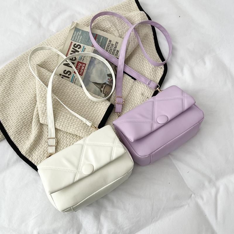 

Evening Bags Retro PU Leather Women Shoulder Solid Color Small Flap Messenger Handbags Fashion Female Crossbody TotesEvening, Black
