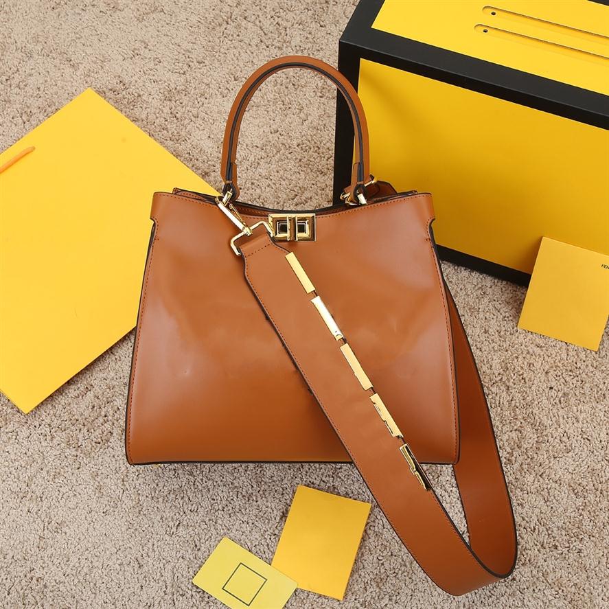 

Lady F Totes Peekaboo X-Lite Female shoulder bag High quality Metallic handbags purse219Y, Black