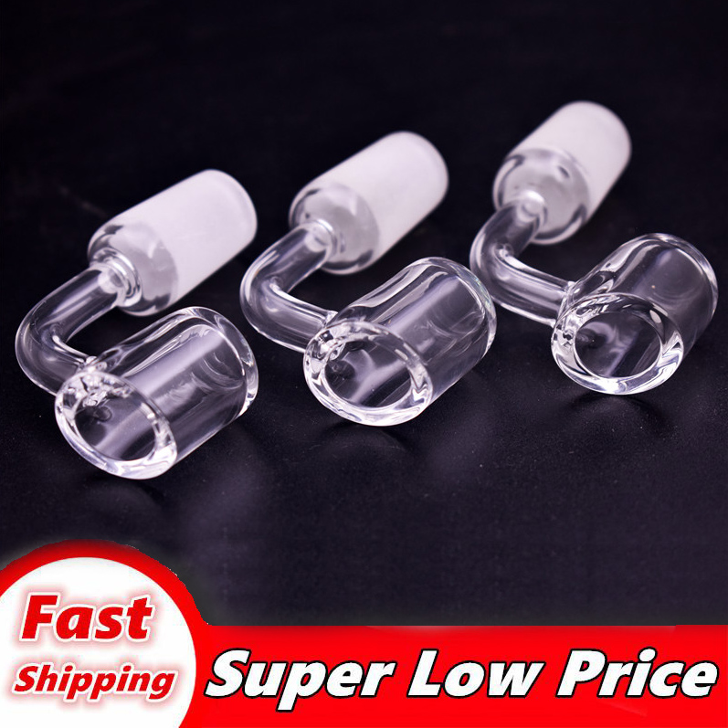 

DHL Free 4mm Thick Domeless Quartz banger Nail 100% Quartz 10mm 14mm 18mm Male Female 45 90 Degree for Dab Rig Bongs Accessories