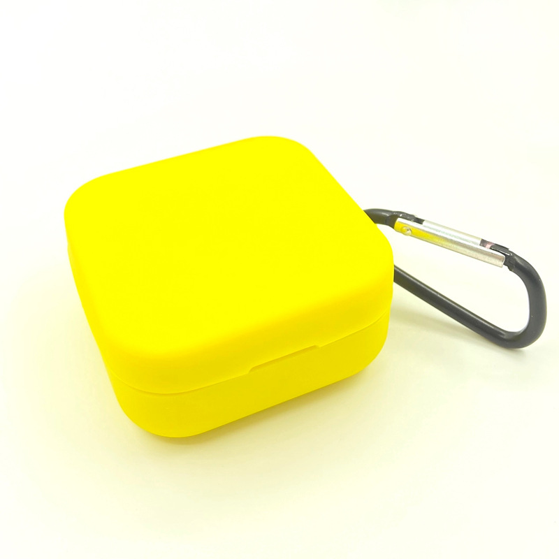 

Headphone Accessories Pop it fidget Soft Silicone Case Candy Headphones Cover with Strap, White