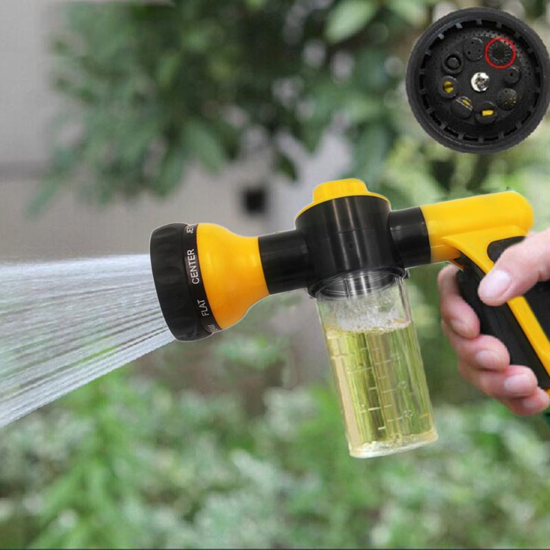 

Water Gun & Snow Foam Lance High Pressure Power Plastic 3 Gears Adjustable Auto Car Washer Nozzle Sprayer Jet Washing Cleaning ToolsWater