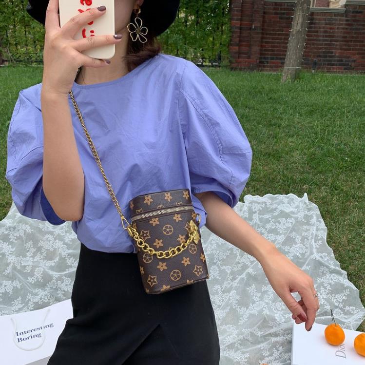 

Fashion Ladies Print Vintage One Shoulder Crossbody Duffel Bag