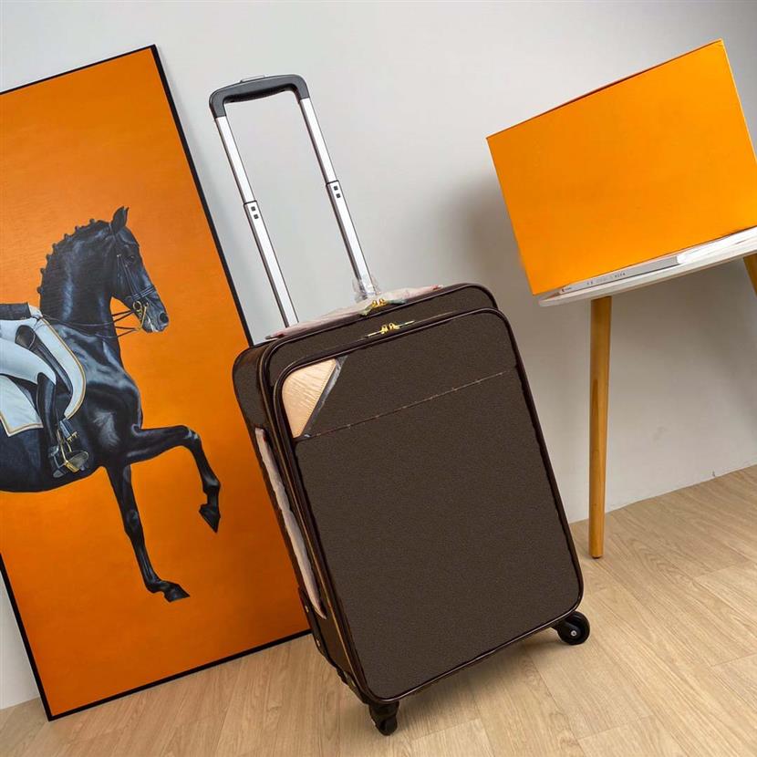 

Rolling suitcase carry on luggage 4 wheels 20 24 high quality fashion designer travel trolley bag310Y