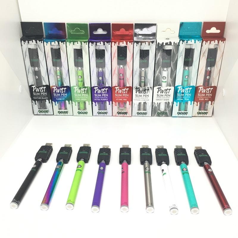

vape Battery 650mah 900mah 1100mah With Display Box Variable Voltage 510 thread Vape