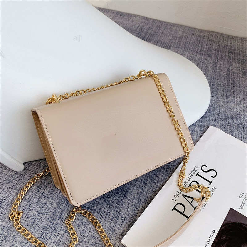 

Designer Bags d 22 Olceg Leather Handag Fashion Chain Shoulder Bag High Quality Palace Style Small Totebag Dg Letters Decorated Women, Black