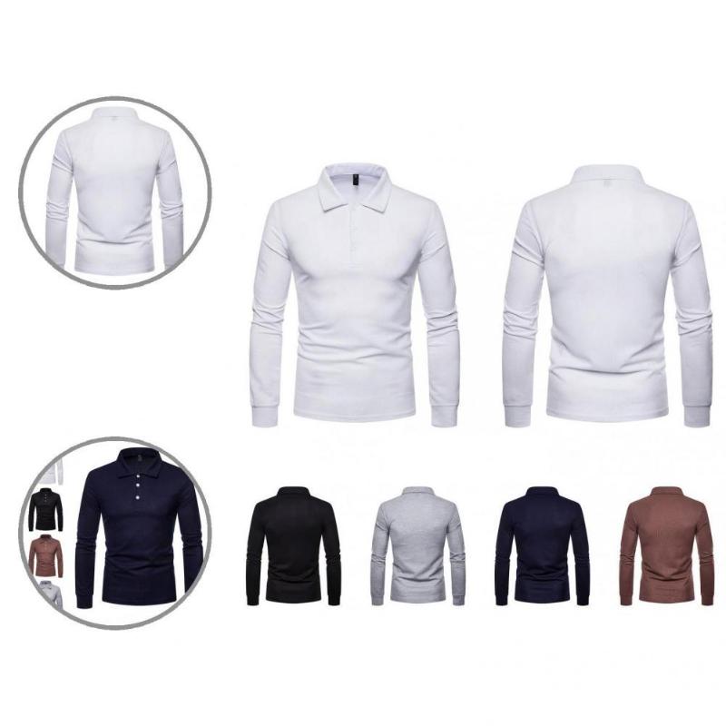 

Men' Dress Shirts Breathable Fashion Solid Color Turn-Down Collar Shirt Shrink Resistant Pullover Top Handsome For Party, Brown