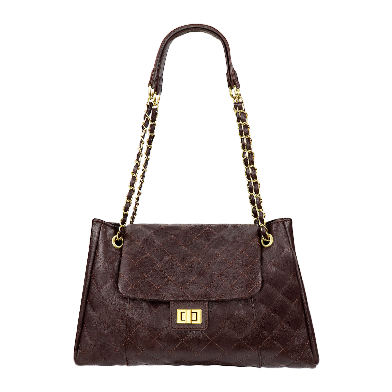 

WHALE POWER Tote Bags Handbag Shoulder Flap Crossbody Bag Purse Wallets Casual Totes Plain Geometric Solid Color Hasp Shopping Backpack Lady Women Handbags #RCH953, Deep brown