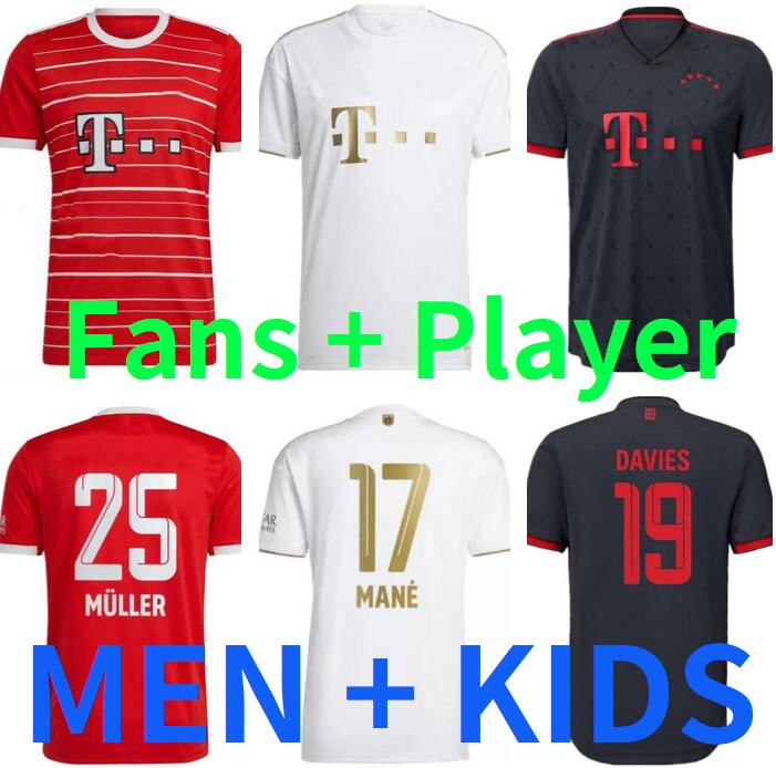 

22/23 DAVIES DE LIGT MANE GRAVENBERCH soccer jerseys champion concept Oktoberfest SANE MUNICH COMAN GNABRY KIMMICH MULLER 2022 2023 MUSIALA Men Kids Kits uniforms