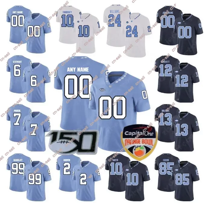 

UNC 2023 College Football Jerseys Drake Maye Omarion Hampton Sam Howell Caleb Hood George Pettaway Paysour J.J. Jones Antoine Green Kamari Morales, As picture4