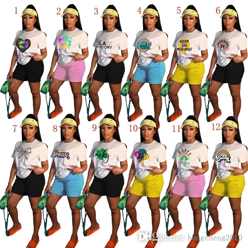 

Womens Designers Tracksuits Jogging Suit Pullover Sweatshirt Short Sleeve Shorts Outfits Two Piece Sets For Summer, #12