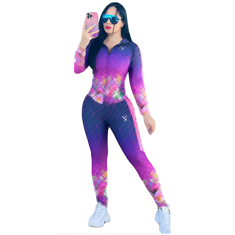 

Women Tracksuits Two Pieces Set Oversized Sweatshirt Pants Letter Printing Suits Female Casual Sport Outfits, J2623-1