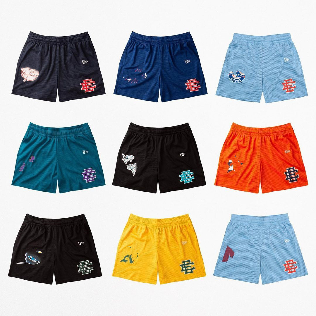 

Eric Emanuel Ee Basic Mens Shorts News York City Skyline Women Casual Shorts Fitness Sports Men's Pants for Summer Basketball