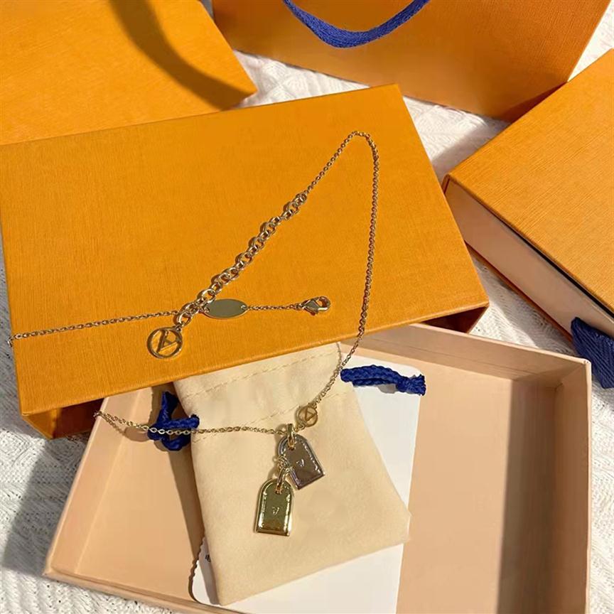 

Designers necklace luxurys women and men jewelry Fashion trend couple Pendant Necklaces celebrity simple clavicle chain versatile 297x