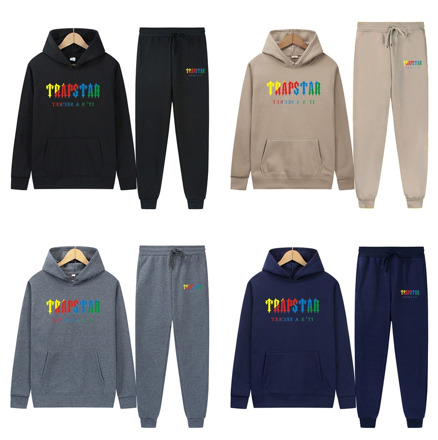 

Trapstar t shirts Mens Tracksuit Designer Printed Womens Hoodies Men Sportswear suits Warm casual Hip Hop Two Pieces Set Loose Sweatshirt Jogging Pants, I need look other product