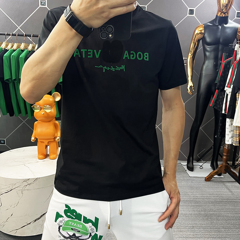 

Men's T-Shirts Men's Short Sleeve T-Shirt Plus Size Green Simple Fashion Tees, 999